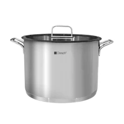 Dorsch Pro 18/10 Stainless Steel Saucepan – 18cm Diameter – Hygienic and stylish design ensures even heat distribution during cooking, ideal for preparing sauces and heating liquids, durable and practical for everyday kitchen use