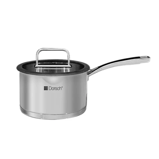 Dorsch Pro 18/10 Stainless Steel Saucepan – 18cm Diameter – Hygienic and stylish design ensures even heat distribution during cooking, ideal for preparing sauces and heating liquids, durable and practical for everyday kitchen use Dorsch Pro 18/10 Stainless Steel Saucepan – 18cm Diameter – Hygienic and stylish design ensures even heat distribution during cooking, ideal for preparing sauces and heating liquids, durable and practical for everyday kitchen use