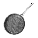 Dorsch 18/10 Hybrid Stainless Steel Frying Pan – 24cm Diameter – Hygienic and stylish design for even cooking and efficient heat distribution, ideal for everyday kitchen use - Dorsch cookware