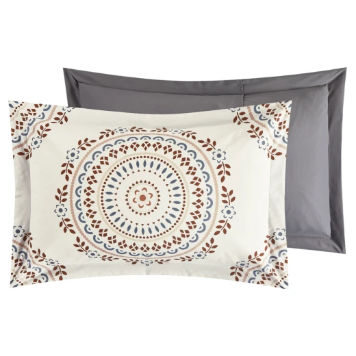 Merlin Livings 9-Pieces Printed King Size Bedding Set, Modern Elegant Design and Soft Durable Fabric, Complete Comforter Set - Merlin Livings - Image 5