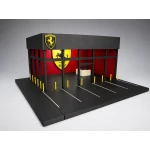 مجسم كراج عرض سيارات بمقياس 1:64 مطبوع بتقنية الطباعة ثلاثية الأبعاد – قاعدة عرض فاخرة لهواة سيارات التجميع – تصميم عصري لديكور المكاتب وغرف الهوايات - مجسمات ومقتنيات