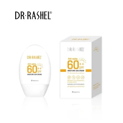 كريم واقي شمس مرطب مضاد لعلامات التقدم في العمر معامل حماية 60 يوفر حماية من الأشعة فوق البنفسجية مع ترطيب عميق وتغذية البشرة بتركيبة خفيفة سريعة الامتصاص للوجه والجسم للاستخدام اليومي