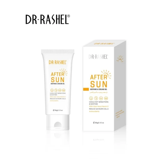 After Sun Soothing and Cooling Gel Hydrating Relief Gel for Face and Body Reduces Redness Refreshing Lightweight Fast Absorbing Moisturizing Daily Skincare for All Skin Types - DR-rashel - Image 2