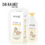 Baby Wash and Shampoo 2 in 1 Gentle Hair and Body Cleanser Tear Free Formula Hydrating Soothing Care for Sensitive Baby Skin Lightweight Easy Rinse Daily Use - DR-rashel