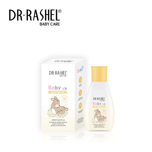 Baby Massage Oil Deep Hydration Gentle Natural Oil for Sensitive Baby Skin Soothing Relaxing Softening Lightweight Fast Absorbing Daily Baby Care for Face and Body - DR-rashel - Image 2