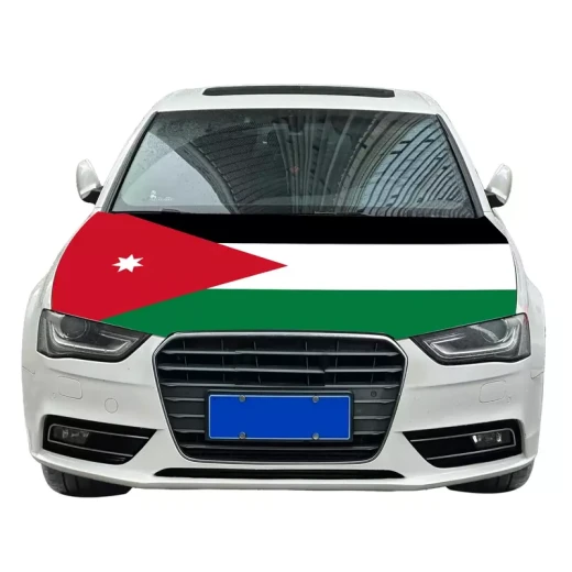 Jordan Flag Car Cover 2.5 × 1.2 m | Protective Car Cover with Patriotic Jordan Design for Independence Celebrations, National Events and Sports Supporters Jordan Flag Car Cover 2.5 × 1.2 m | Protective Car Cover with Patriotic Jordan Design for Independence Celebrations, National Events and Sports Supporters