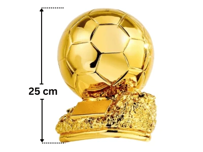 Golden Ball Soccer Football Trophies 25cm Golden Ball Soccer Football Trophies 25cm