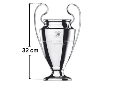 Champions League trophy sports football 32cm Champions League trophy sports football 32cm