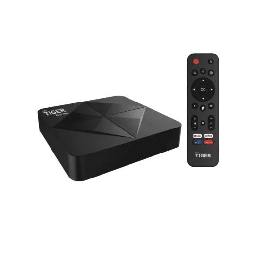 Red Tiger X100 Pro Android 12 TV Box | 4K UHD, 4GB RAM / 32GB ROM, Voice Remote