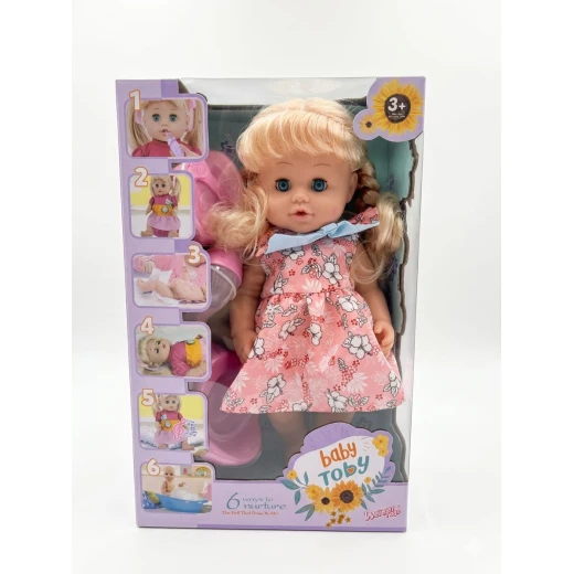 SeaLand Toys, Baby Doll Set with Sound & Care Accessories - Sealand toys - Image 2
