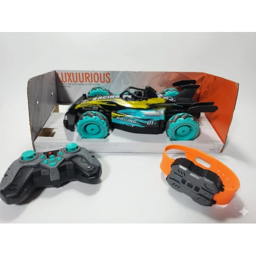 SeaLand Toys, Dual-Control Stunt Car – Remote Control & Wrist Watch Controller with Drifting - Sealand toys - Image 5