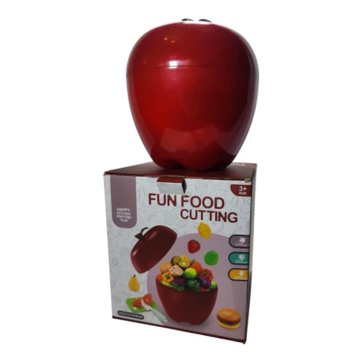 SeaLand Toys, Kids Fruit Set in Apple-Shaped Box – 32 Sliceable Pieces - Sealand toys - Image 3