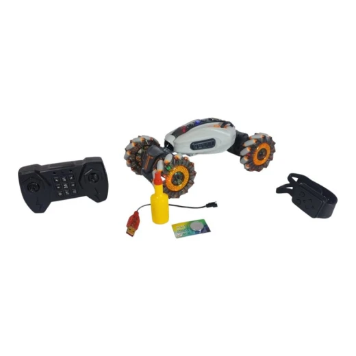 SeaLand Toys, Dual-Control Remote Car (Remote + Watch) with Light, Sound & Smoke – Drift & Crab Walk Movement - Sealand toys - Image 6