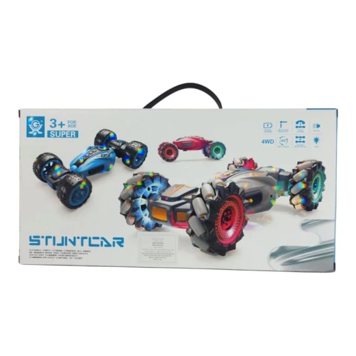 SeaLand Toys, Dual-Control Remote Car (Remote + Watch) with Light, Sound & Smoke – Drift & Crab Walk Movement - Sealand toys - Image 5