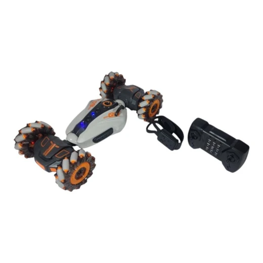 SeaLand Toys, Dual-Control Remote Car (Remote + Watch) with Light, Sound & Smoke – Drift & Crab Walk Movement - Sealand toys - Image 6