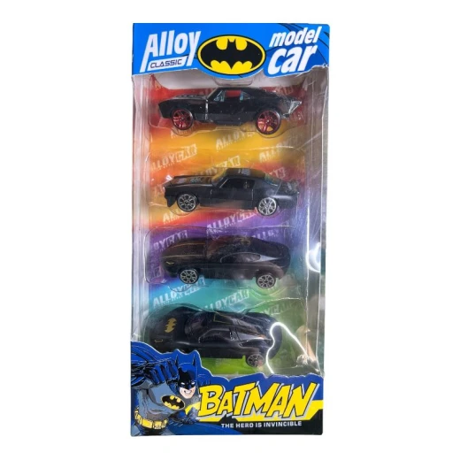 SeaLand Toys, Batman Mini Cars Set for Kids – 4 Metal Toy Cars with Unique Design - Sealand toys - Image 2
