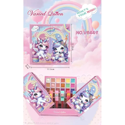 SeaLand Toys, Kids Makeup Set with Fun Cartoon Designs – 35 Pieces Stand Design - Sealand toys - Image 2