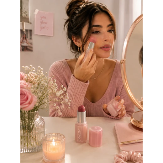 Gulf Girl Cream Blush Stick – Natural Radiant Glow | Long-Lasting & Blendable - Gulf girl - Image 2