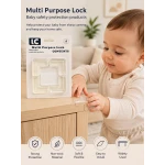 Multi Purpose Baby Safety Corner Protector Guards for Tables Furniture Cabinets and Sharp Edges 4 Pack - Baby Safe