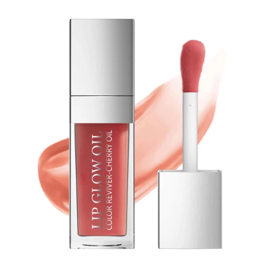 Hydrating Color Reviver Cherry Lip Glow Oil – Nourishing Glossy Lip Oil with pH-Adaptive Tint, Long-Lasting Moisture & Glass Shine Hydrating Color Reviver Cherry Lip Glow Oil – Nourishing Glossy Lip Oil with pH-Adaptive Tint, Long-Lasting Moisture & Glass Shine
