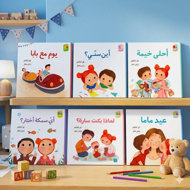 سلسلة بانة وعلي قصص أطفال عن العائلة،الأخوة،الأصدقاء،الصداقة من 3 الى 6 سنوات دار الياسمين - دار الياسمين
