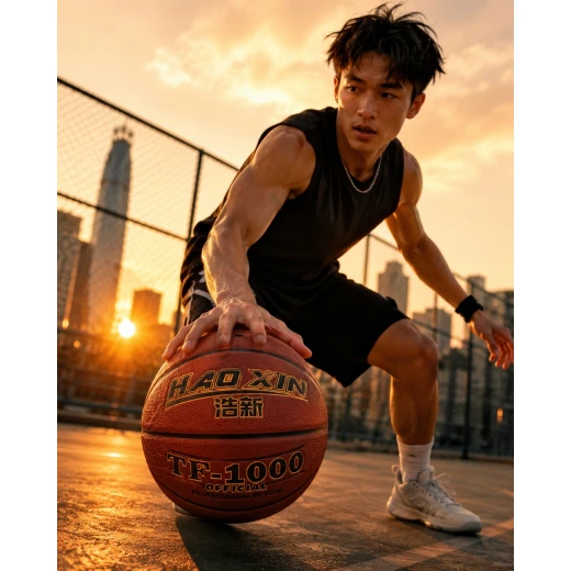 HAO XIN TF-1000 Official Training Basketball – Indoor/Outdoor Practice Ball with Textured Surface for Students & Casual Players - HAO XIN - Image 2