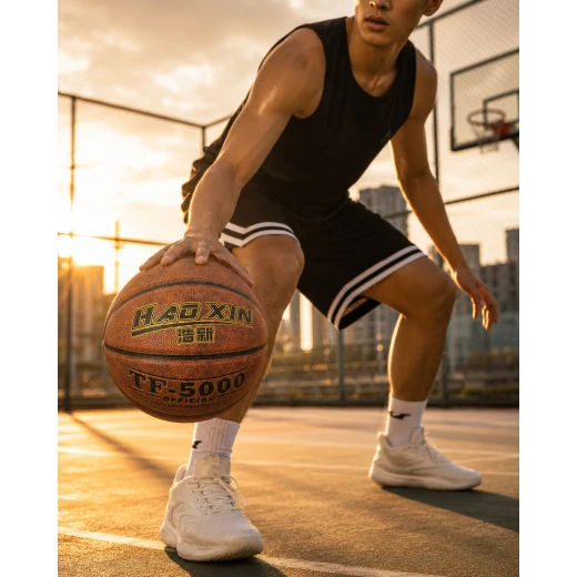 HAO XIN TF-5000 Professional Basketball – Indoor/Outdoor Training Ball, Textured Grip, Official Size & Weight Style - HAO XIN - Image 4