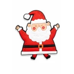 Bogebags Santa Claus Charm Decorative Bag Accessory for Beach Bags and Tote Bags, Festive Holiday Character Design, Waterproof Durable Snap-On Charm for Bag Personalization and Seasonal Style, 1 Piece - Bogebags