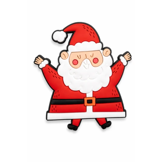 Bogebags Santa Claus Charm Decorative Bag Accessory for Beach Bags and Tote Bags, Festive Holiday Character Design, Waterproof Durable Snap-On Charm for Bag Personalization and Seasonal Style, 1 Piece Bogebags Santa Claus Charm Decorative Bag Accessory for Beach Bags and Tote Bags, Festive Holiday Character Design, Waterproof Durable Snap-On Charm for Bag Personalization and Seasonal Style, 1 Piece