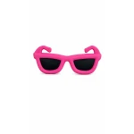 تعليقة زينة بشكل نظارات شمسية وردية للحقائب والأحذية والإكسسوارات، تصميم عصري مستوحى من أجواء الصيف والشاطئ، خامة متينة وخفيفة الوزن، قطعة واحدة لإضافة لمسة أنيقة ومرحة للاستخدام اليومي - بوجي باغز