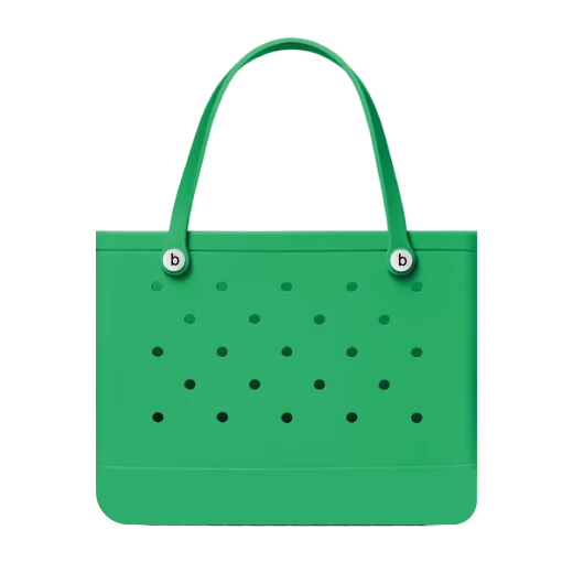 Bogebags Small Green Beach Tote Bag Waterproof Sand Resistant Flexible Durable Lightweight Carryall for Daily Use Shopping Travel Pool Beach Trips Stylish Summer Tote for Women - Bogebags - Image 3