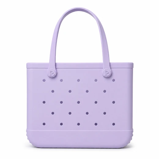 Bogebags Medium Purple Beach Tote Bag Waterproof Sand Resistant Flexible Durable Carryall for Travel Shopping Pool Beach Trips Daily Use Stylish Spacious Summer Tote for Women and Families - Bogebags - Image 4