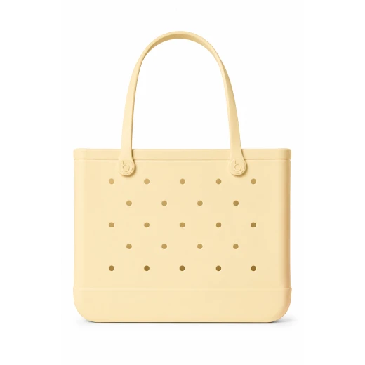 Bogebags Large Yellow Beach Tote Bag Waterproof Sand Resistant Flexible Durable Travel Carryall for Beach Trips Shopping Camping Pool Daily Use Spacious Stylish Summer Bag for Women - Bogebags - Image 3
