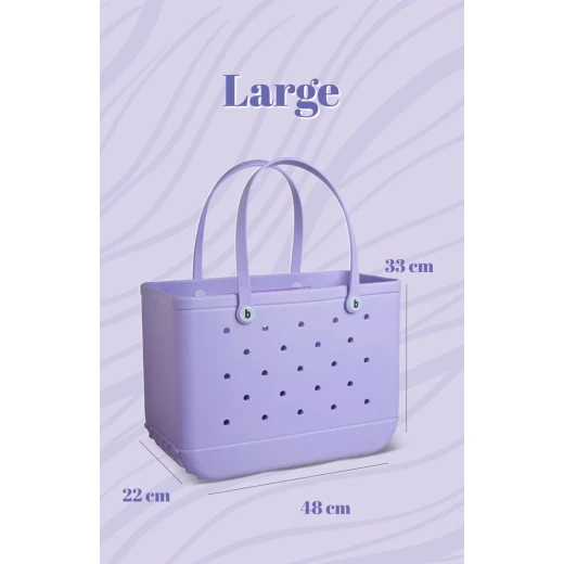 Bogebags Large Yellow Beach Tote Bag Waterproof Sand Resistant Flexible Durable Travel Carryall for Beach Trips Shopping Camping Pool Daily Use Spacious Stylish Summer Bag for Women - Bogebags - Image 4