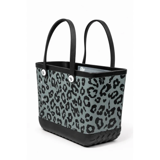 Bogebags Medium Tiger Print Beach Tote Bag Waterproof Sand Resistant Flexible Durable Carryall for Travel Shopping Pool Beach Trips Daily Use Stylish Summer Tote for Women - Bogebags - Image 4