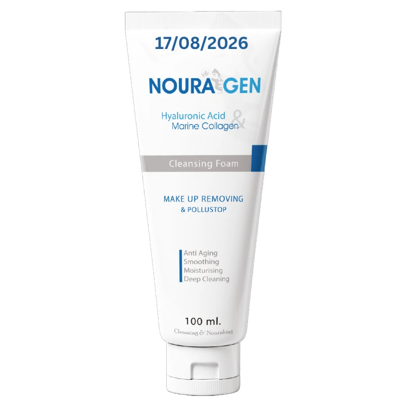 Nouragen Chrono Reboot Cleasing Foam 100ml with Hyaluronic acia & Marine Collagen - Nouragen