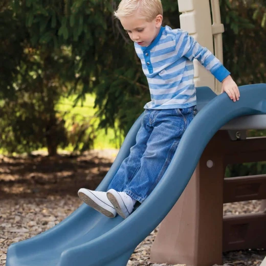 Step2 play up gym set for kids, outdoor swing set, backyard slide, swings, playhouse, & crawl space, two tier, easy set up, toddlers ages 3-6 years old - Step2 - Image 6
