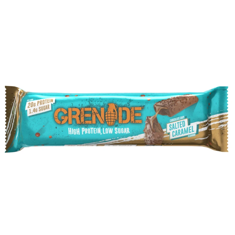 Grenade Choc Chip Salted Caramel Bar 60g - GRENADE