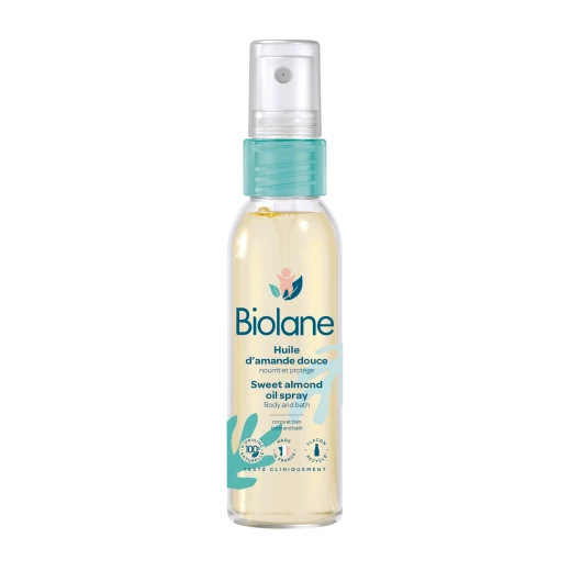 Biolane Baby Skincare Bundle – Sweet Almond Oil 75ml + Diaper Change Cream 100ml + Body & Hair Cleanser 750ml | Gentle Daily Care Set for Newborn & Baby Sensitive Skin – Original Biolane France - Biolane - Image 2