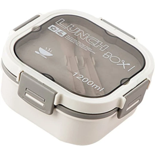 Lunch Box 1700ml Leakproof with Compartments - Amigo - Image 3