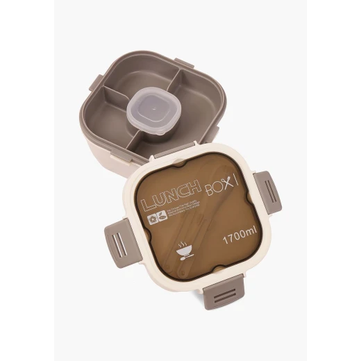 Lunch Box 1700ml Leakproof with Compartments - Amigo - Image 2