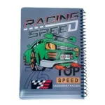 Kids spiral notebook 80 sheets with fun cartoon illustrations inside, high-quality lined pages perfect for school and creativity - Amigo