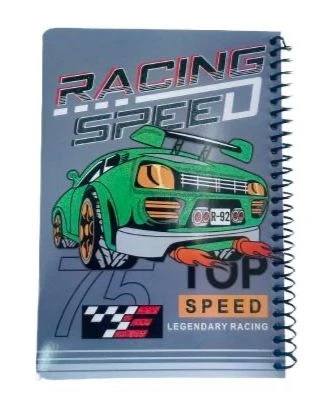 Kids spiral notebook 80 sheets with fun cartoon illustrations inside, high-quality lined pages perfect for school and creativity Kids spiral notebook 80 sheets with fun cartoon illustrations inside, high-quality lined pages perfect for school and creativity