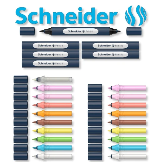 Schneider Paint-It 040 Twin marker Set 2 - Schneider - Image 2