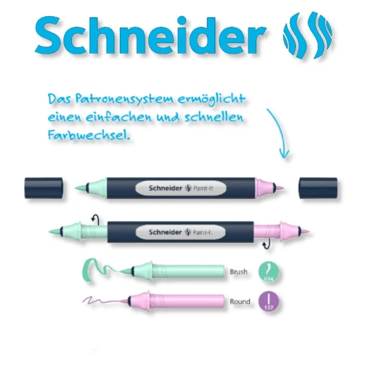 Schneider Paint-It 040 Twin marker Set 2 Schneider Paint-It 040 Twin marker Set 2