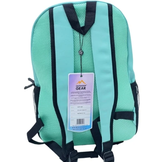 Outdoor Gear School Backpack,Apple Green, Lightweight & Comfortable, Stylish Summer Colors, Dual Zipper (Top & Front), Ideal for School and Gym Use" - Outdoor Gear - Image 2