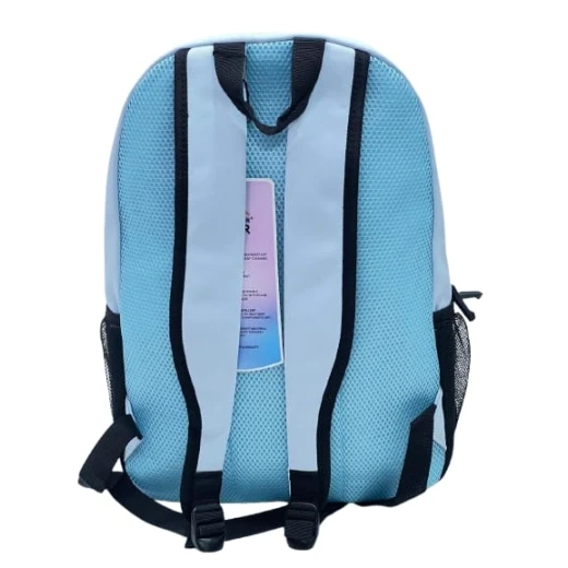 Outdoor Gear School Backpack, Pastel Blue , Lightweight & Comfortable, Stylish Summer Colors, Dual Zipper (Top & Front), Ideal for School and Gym Use" - Outdoor Gear - Image 2