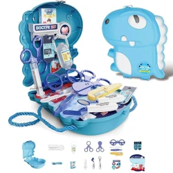 Amigo Doctor Set – Bag-Shaped Playset with 18 Fun Pieces, Safe and Educational, Boosts Motor Skills & Imagination for Kids