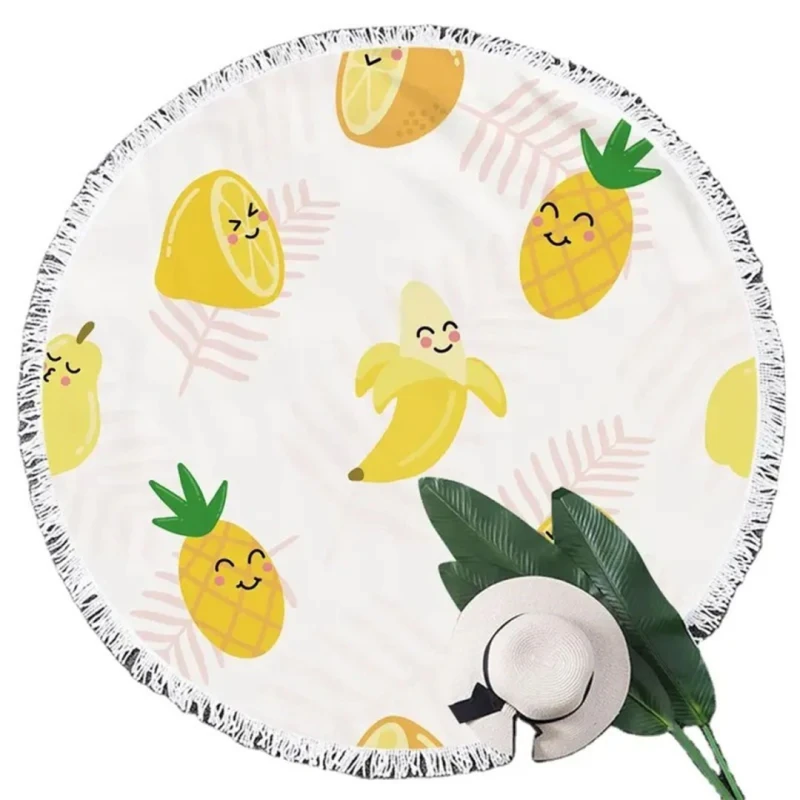 Aqua Poncho , Round Beach Towel , 150 cm - Aqua Poncho
