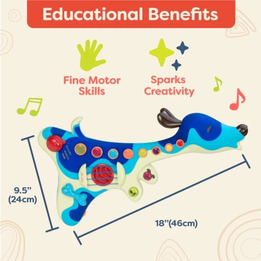 B. Toys, Interactive Dog Guitar , Woofer - B. toys - Image 7